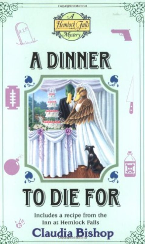 Book cover for "A Dinner to Die For" by Mary Stanton