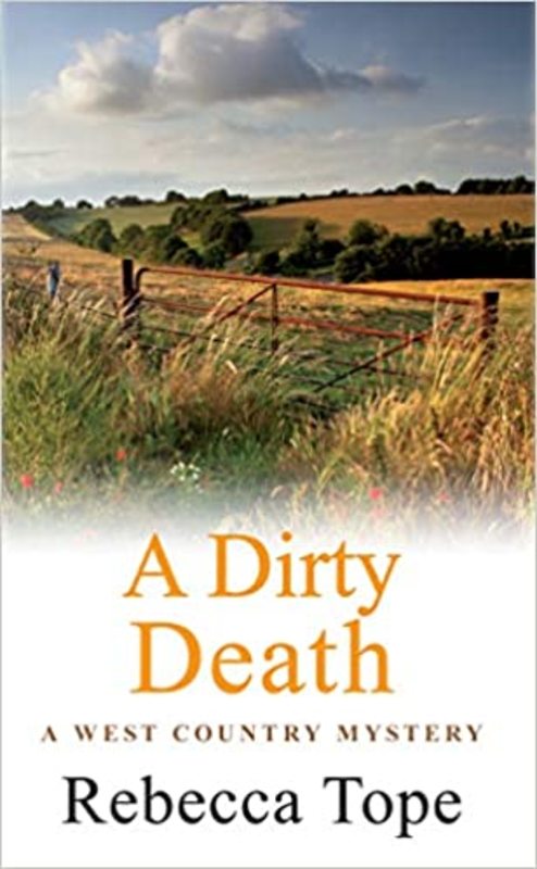 Book cover for "A Dirty Death" by Rebecca Tope