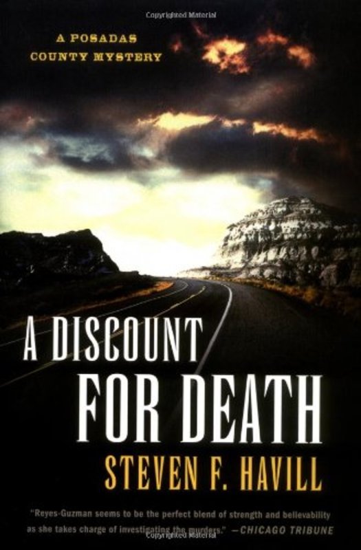 Book cover for "A Discount for Death" by Steven F Havill