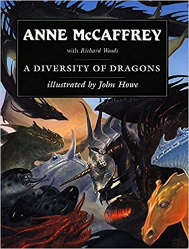 Book cover for "A Diversity of Dragons" by Anne McCaffrey