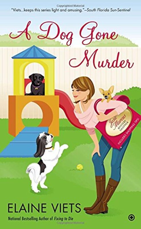 Book cover for "A Dog Gone Murder" by Elaine Viets