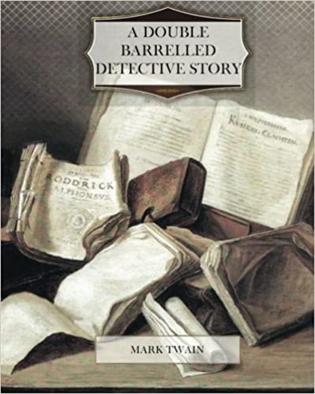 Book cover for "A Double Barrelled Detective Story"