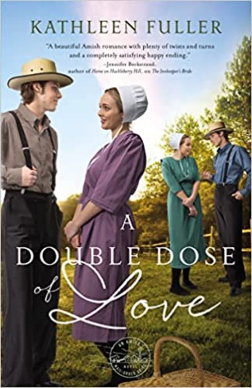 Book cover for "A Double Dose of Love" by Kathleen Fuller