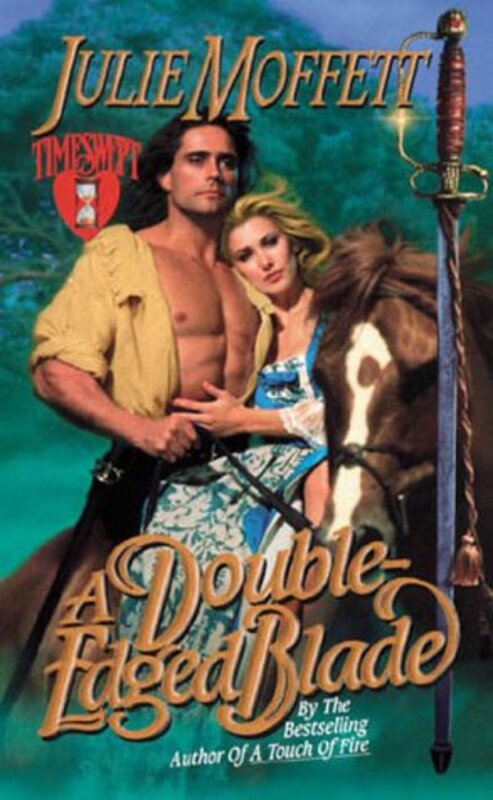 Book cover for "A Double-Edged Blade" by Julie Moffett