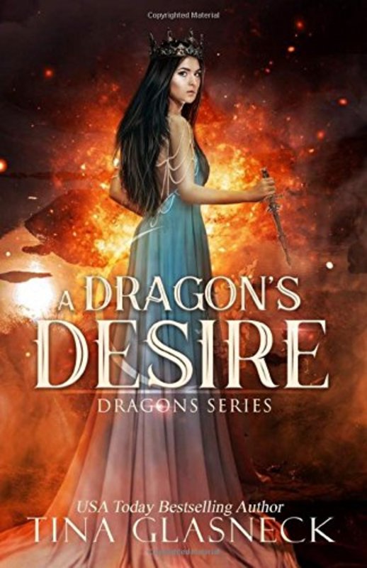 Book cover for "A Dragon's Desire" by Tina Glasneck
