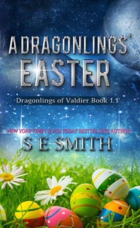 Book cover for "A Dragonlings' Easter" by S E Smith