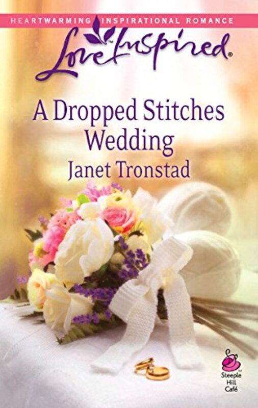 Book cover for "A Dropped Stitches Wedding" by Janet Tronstad