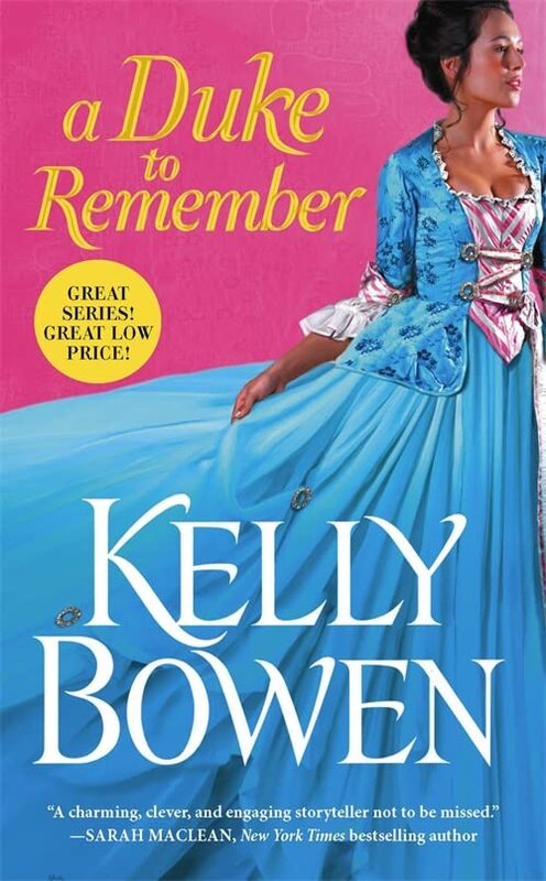 Book cover for "A Duke to Remember" by Kelly Bowen