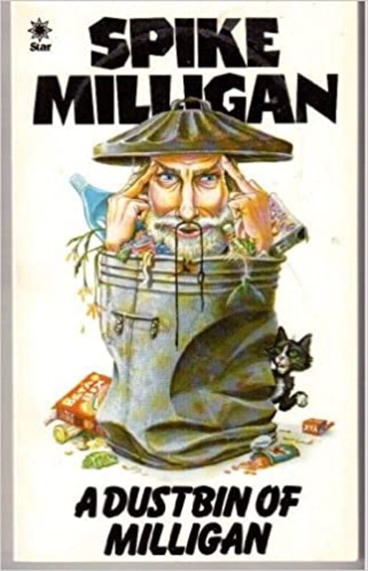 Book cover for "A Dustbin of Milligan" by Spike Milligan