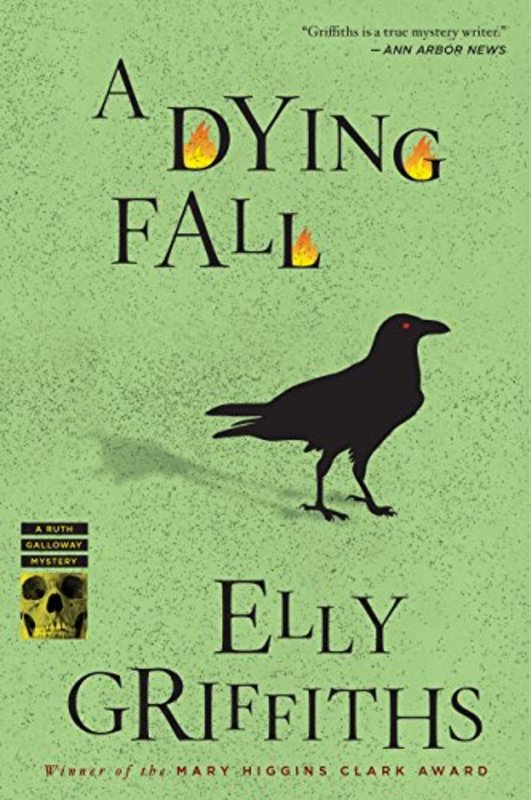 Book cover for "A Dying Fall" by Elly Griffiths