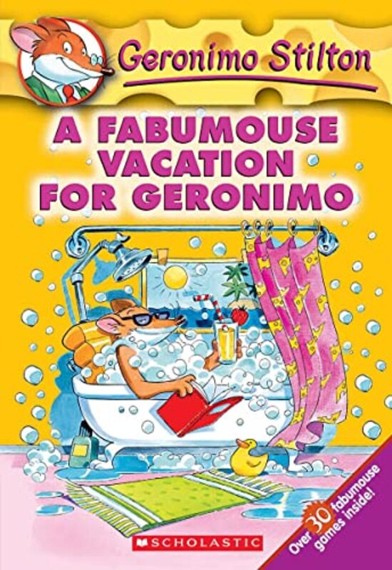 Book cover for "A Fabumouse Vacation for Geronimo" by Elisabetta Dami