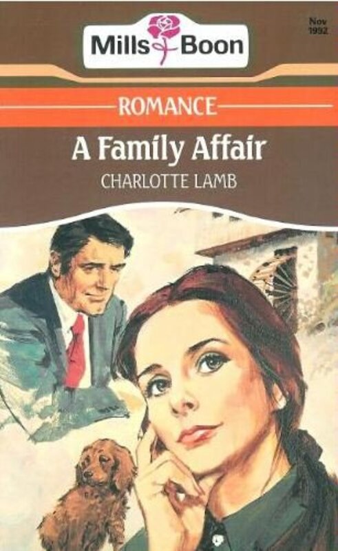 Book cover for "A Family Affair" by Charlotte Lamb
