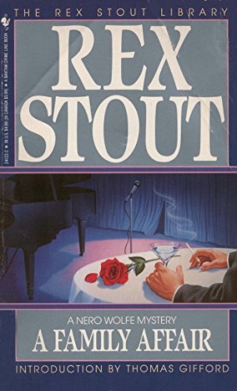 Nero Wolfe book cover