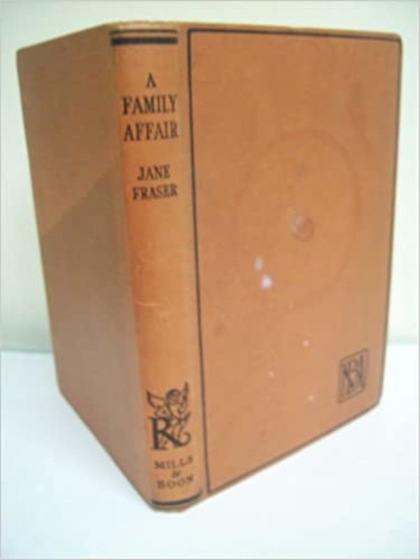 Book cover for "A Family Affair" by Rosamunde Pilcher