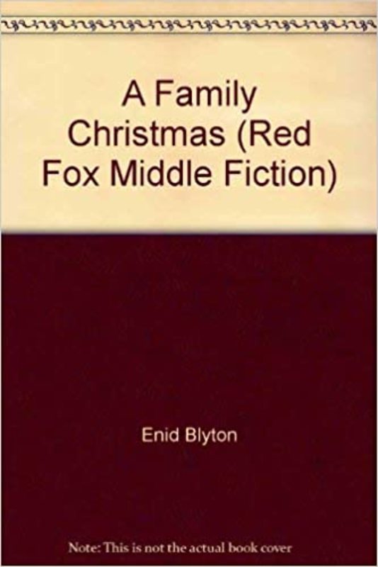 Book cover for "A Family Christmas" by Enid Blyton
