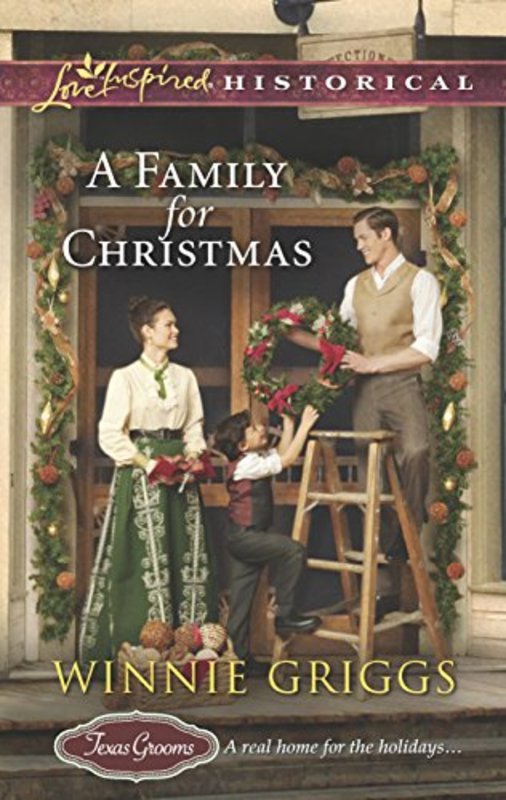 Book cover for "A Family for Christmas" by Winnie Griggs