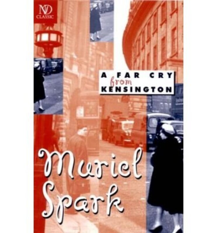 Book cover for "A Far Cry from Kensington" by Muriel Spark