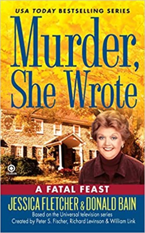 Book cover for "A Fatal Feast" by Jessica Fletcher