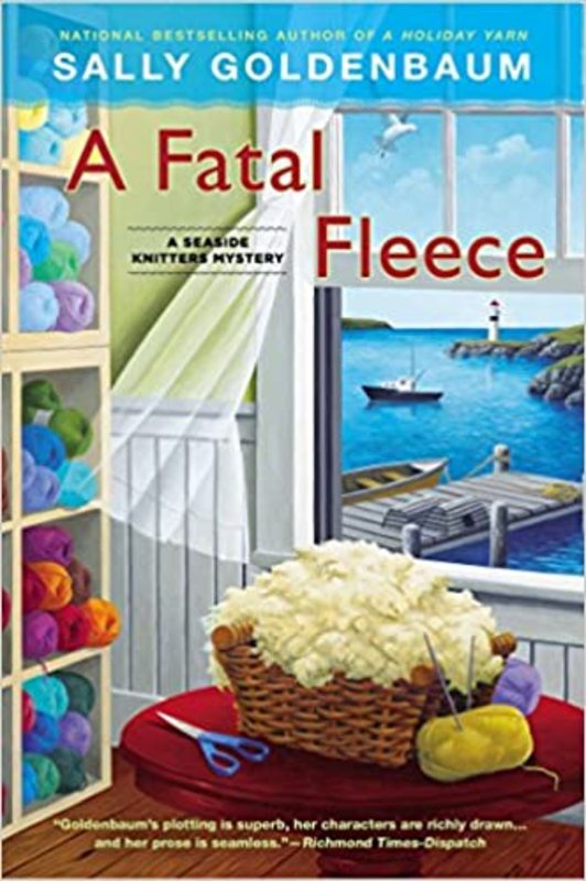 Book cover for "A Fatal Fleece" by Sally Goldenbaum