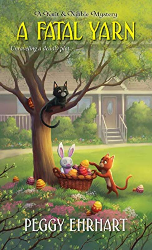 Book cover for "A Fatal Yarn" by Peggy Ehrhart