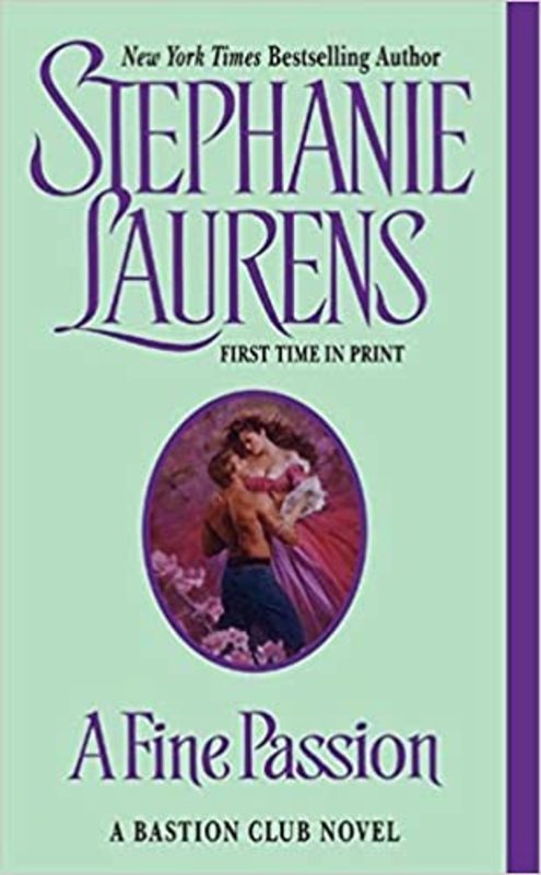 Book cover for "A Fine Passion" by Stephanie Laurens