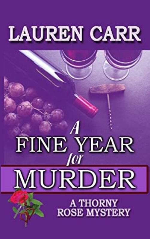 Book cover for "A Fine Year for Murder" by Lauren Carr