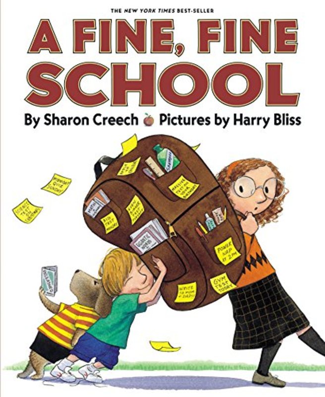 Book cover for "A Fine, Fine School" by Sharon Creech