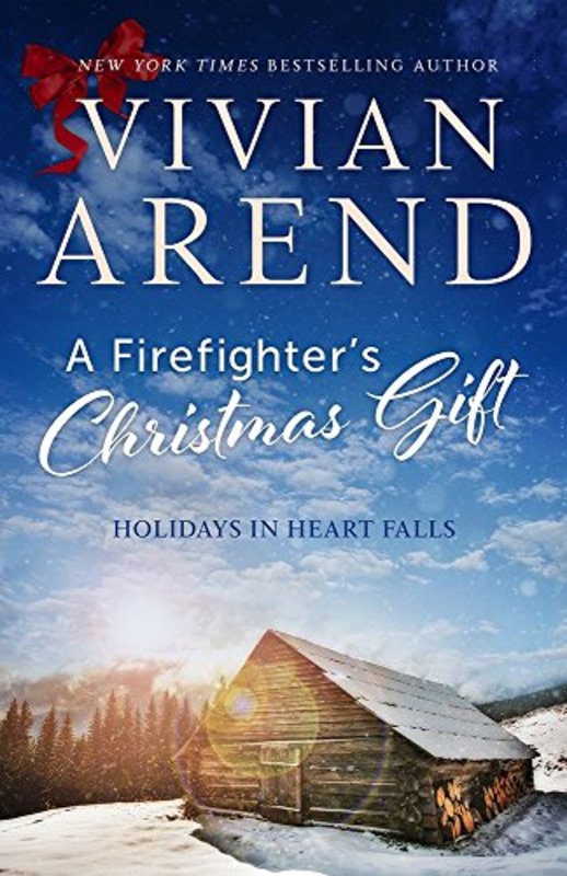 Book cover for "A Firefighter's Christmas Gift" by Vivian Arend