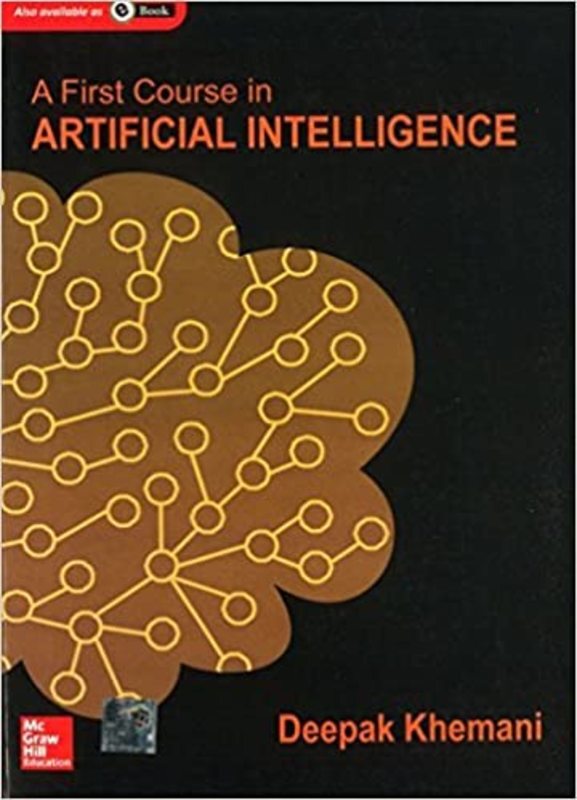 Book cover for "A First Course in Artificial Intelligence" by Deepak Khemani