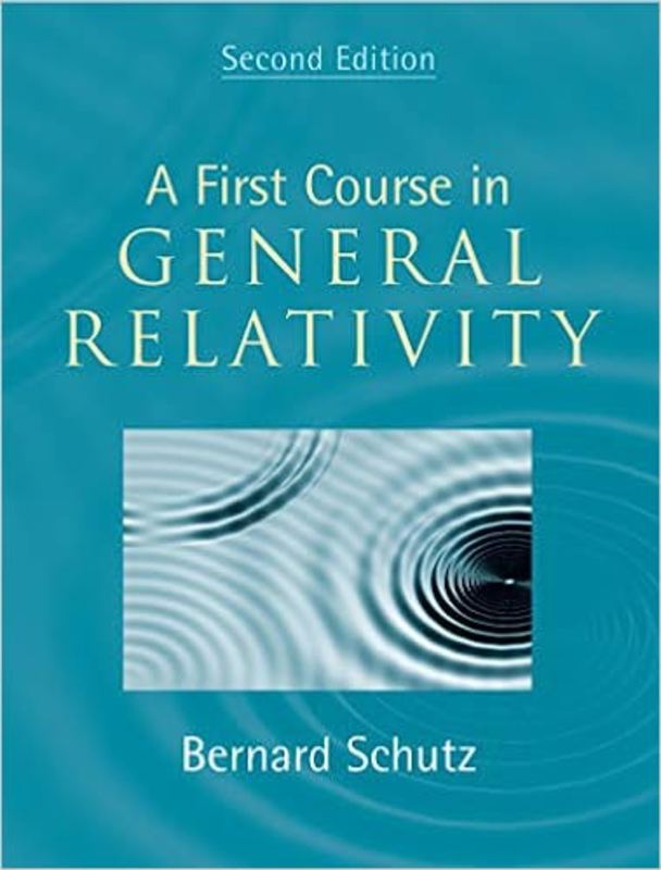 Book cover for "A First Course in General Relativity" by Bernard Schutz