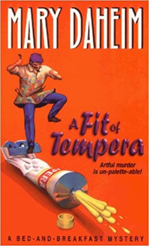 Book cover for "A Fit of Tempera" by Mary Daheim