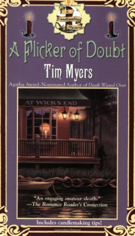 Book cover for "A Flicker of Doubt" by Tim Myers