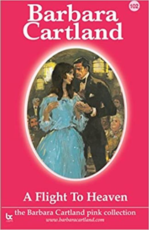 Book cover for "A Flight to Heaven" by Barbara Cartland