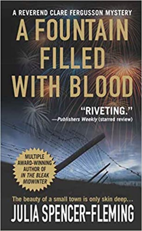 Book cover for "A Fountain Filled with Blood" by Julia Spencer-Fleming