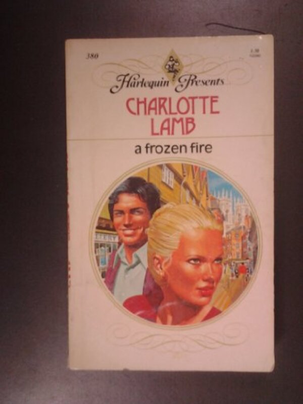 Book cover for "A Frozen Fire" by Charlotte Lamb
