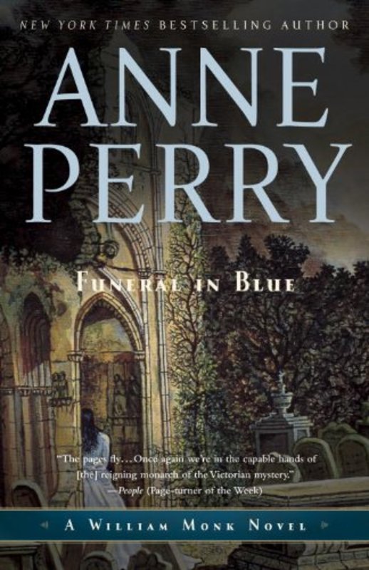 Book cover for "A Funeral in Blue" by Anne Perry