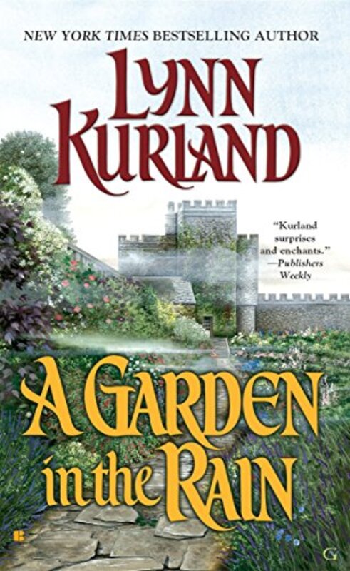 Book cover for "A Garden in the Rain" by Lynn Kurland