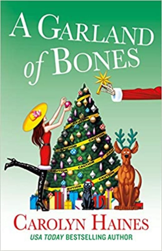 Book cover for "A Garland of Bones" by Carolyn Haines