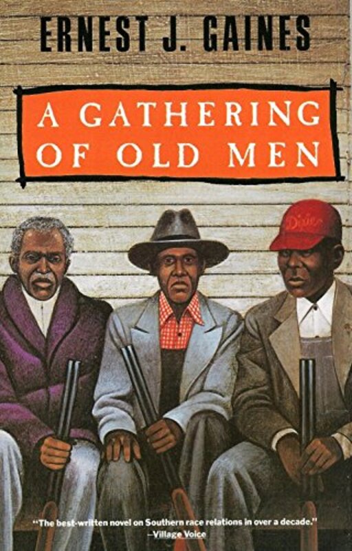Book cover for "A Gathering of Old Men" by Ernest J Gaines