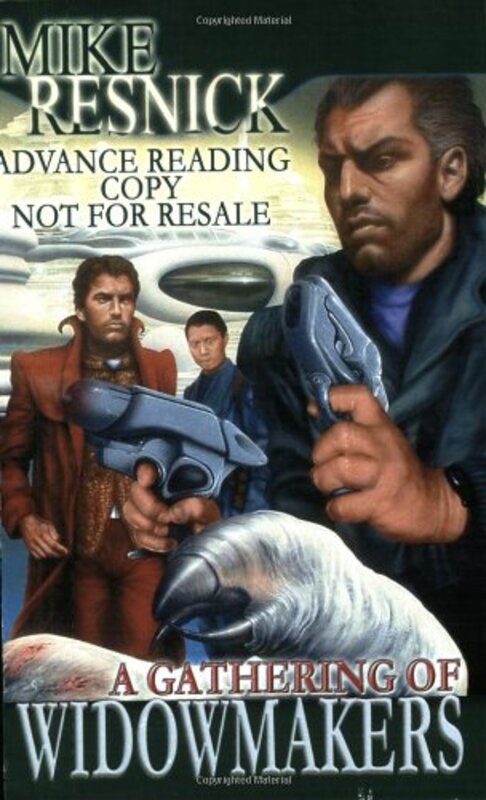 Book cover for "A Gathering of Widowmakers" by Mike Resnick