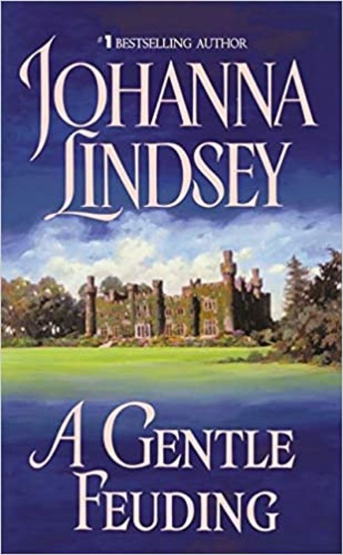 Book cover for "A Gentle Feuding" by Johanna Lindsey