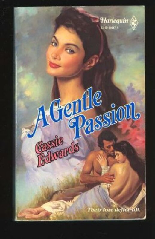 Book cover for "A Gentle Passion" by Cassie Edwards
