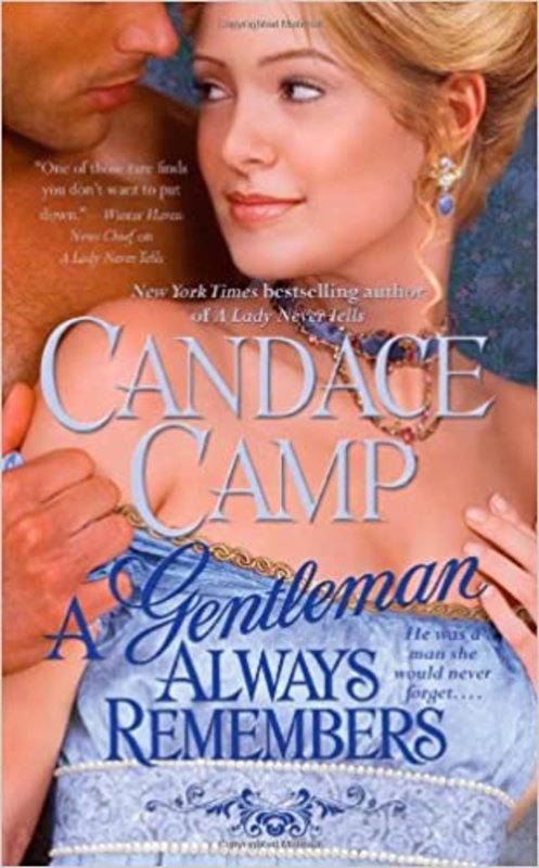 Book cover for "A Gentleman Always Remembers" by Candace Camp