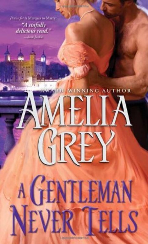 Book cover for "A Gentleman Never Tells" by Amelia Gray