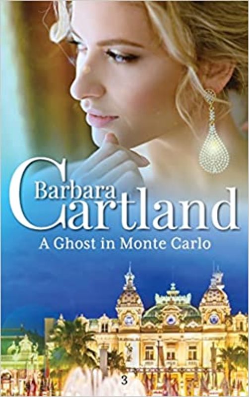 Book cover for "A Ghost in Monte Carlo" by Barbara Cartland
