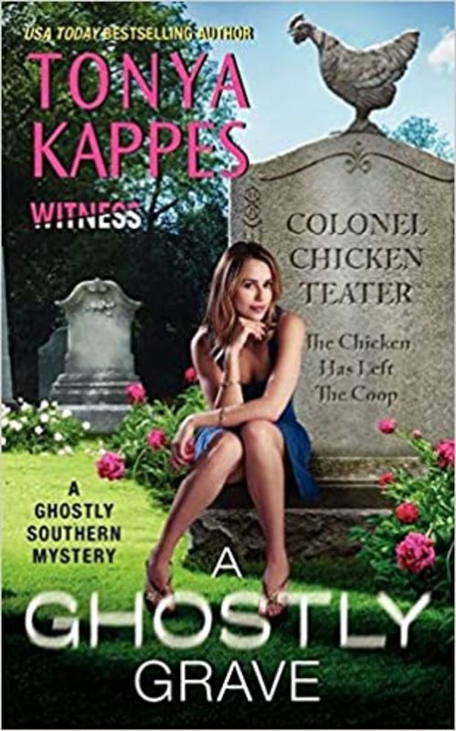 Book cover for "A Ghostly Grave" by Tonya Kappes