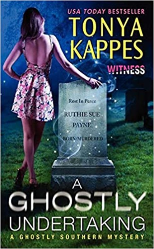 Book cover for "A Ghostly Undertaking" by Tonya Kappes