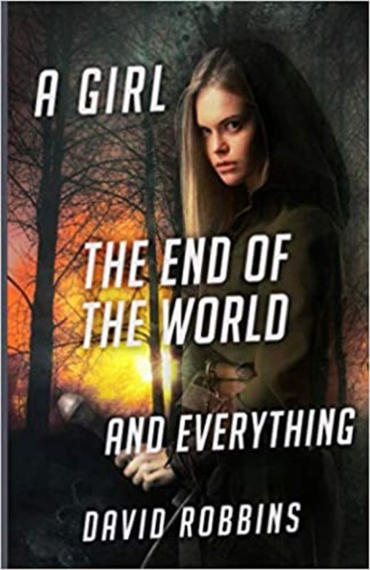 Book cover for "A Girl, The End of the World and Everything" by David Robbins