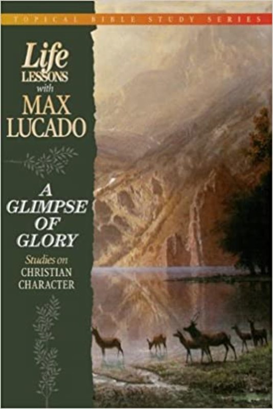 Book cover for "A Glimpse Of Glory" by Max Lucado