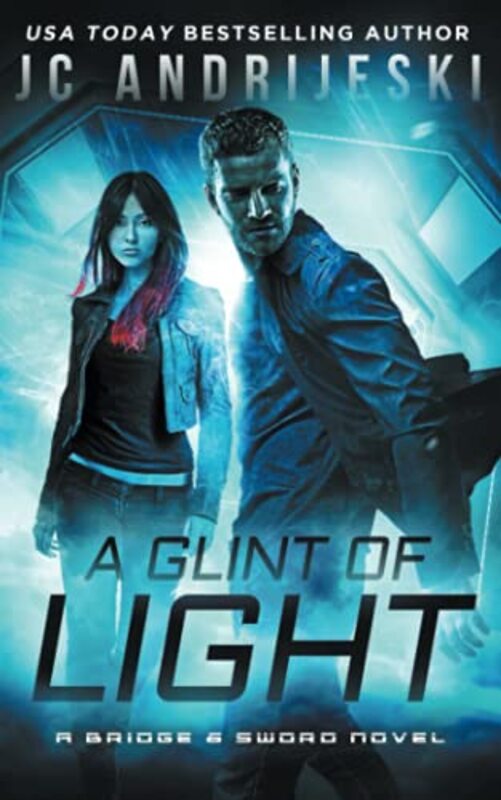 Book cover for "A Glint of Light" by JC Andrijeski